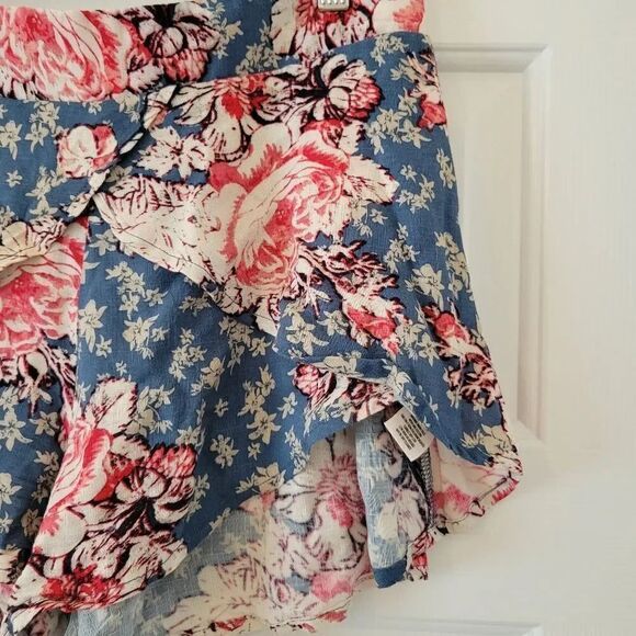 Free people ANTIQUED FLORAL SHORTS - Picture 4 of 7
